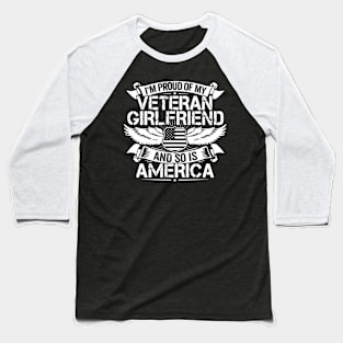 veteran girlfriend Baseball T-Shirt